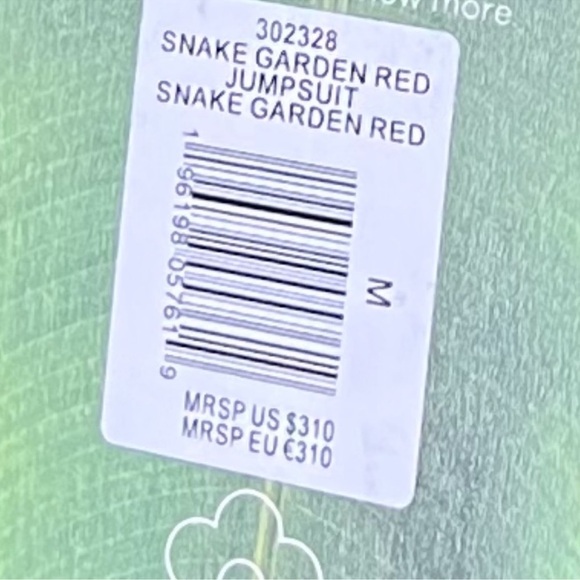 (Sold) Anthropologie X Farm Rio Snake Jumpsuit - Picture 13 of 16